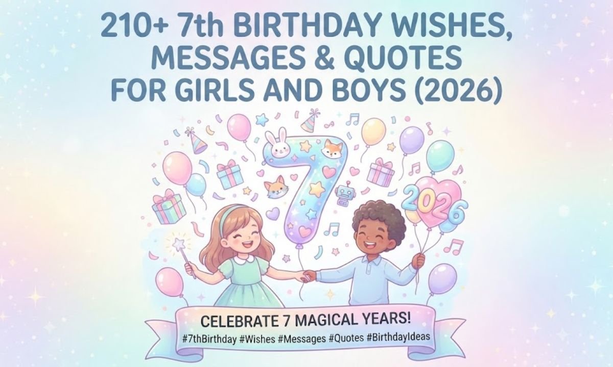7TH BIRTHDAY WISHES