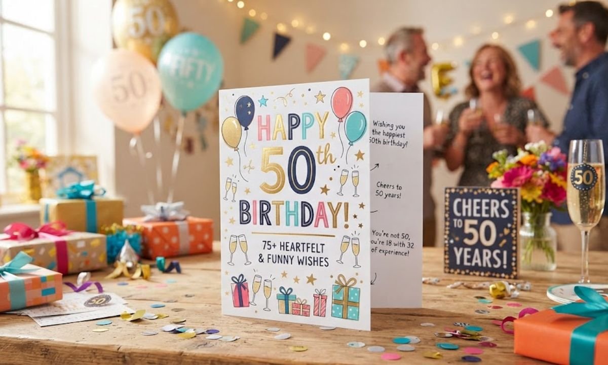 50TH BIRTHDAY CARD