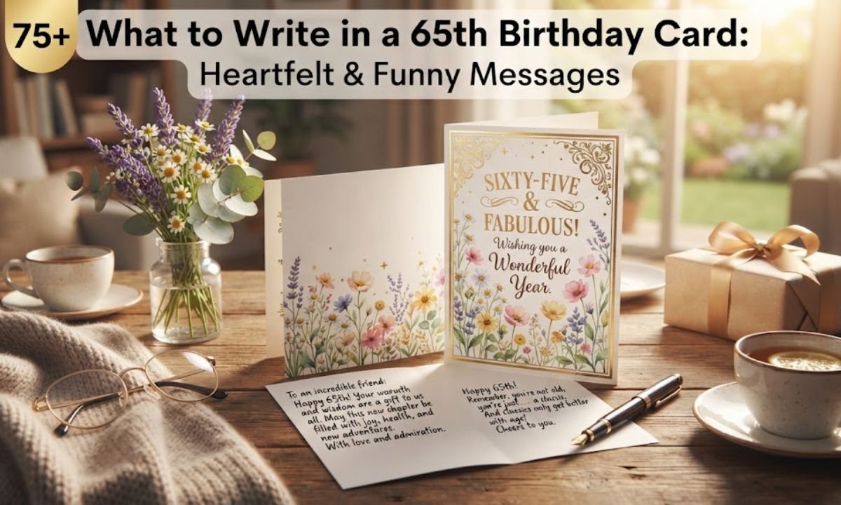 65TH BIRTHDAY CARD