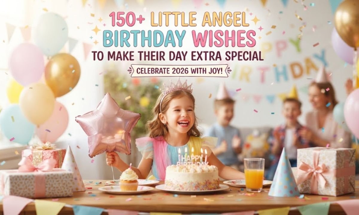 little angel birthday wishes