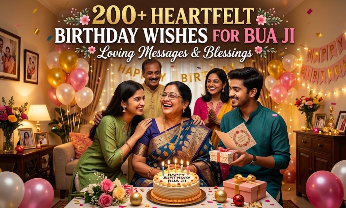 BIRTHDAY WISHES BUA JI