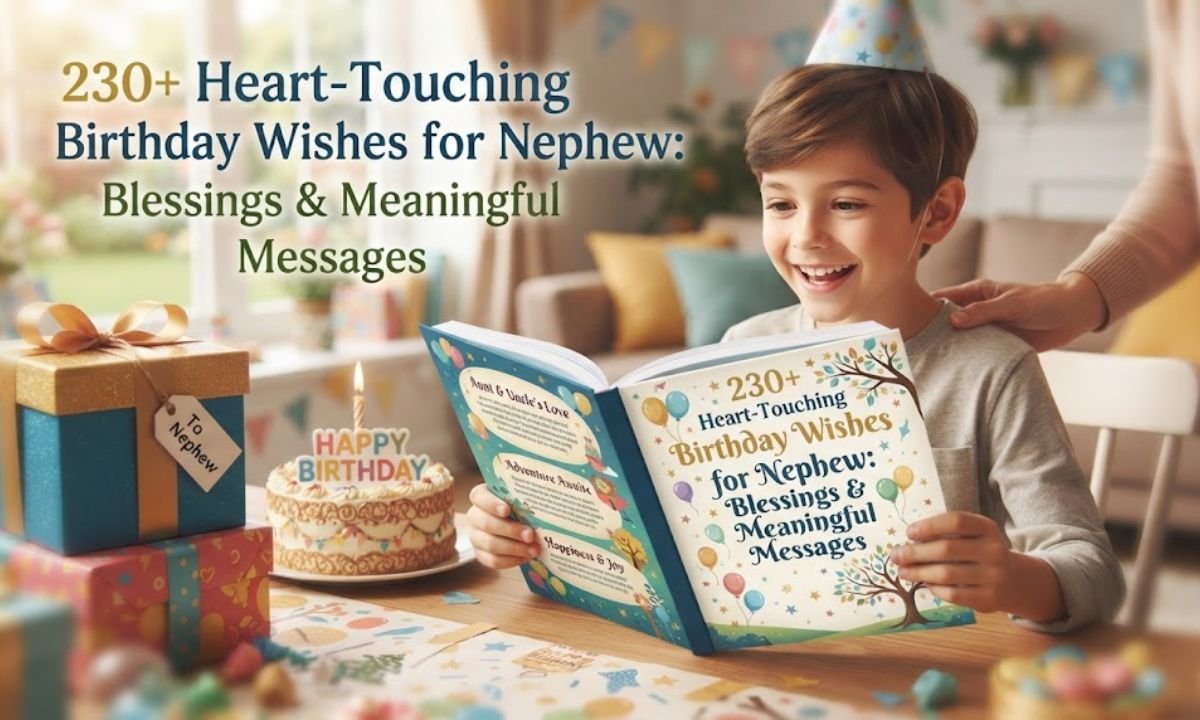 Happy birthday nephew